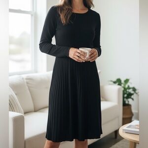 Tory Burch Black Long Sleeve Dress